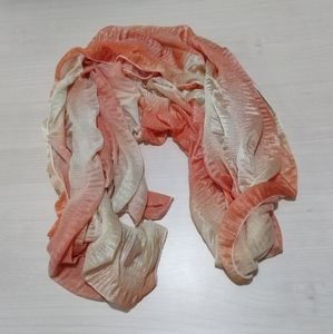 Orange cream sickle scarf